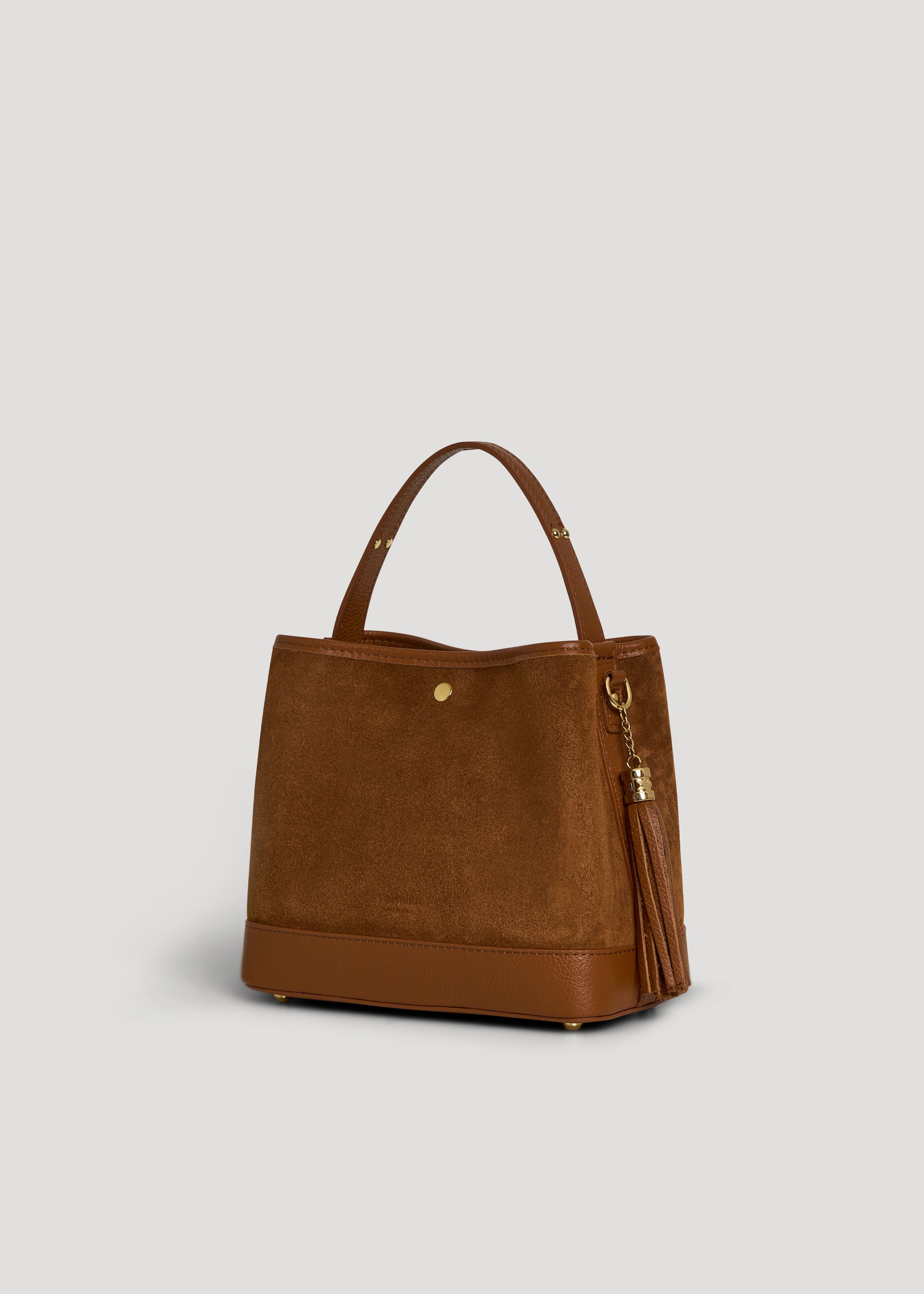 Borsa Kendy in Camoscio e Pelle Cuoio