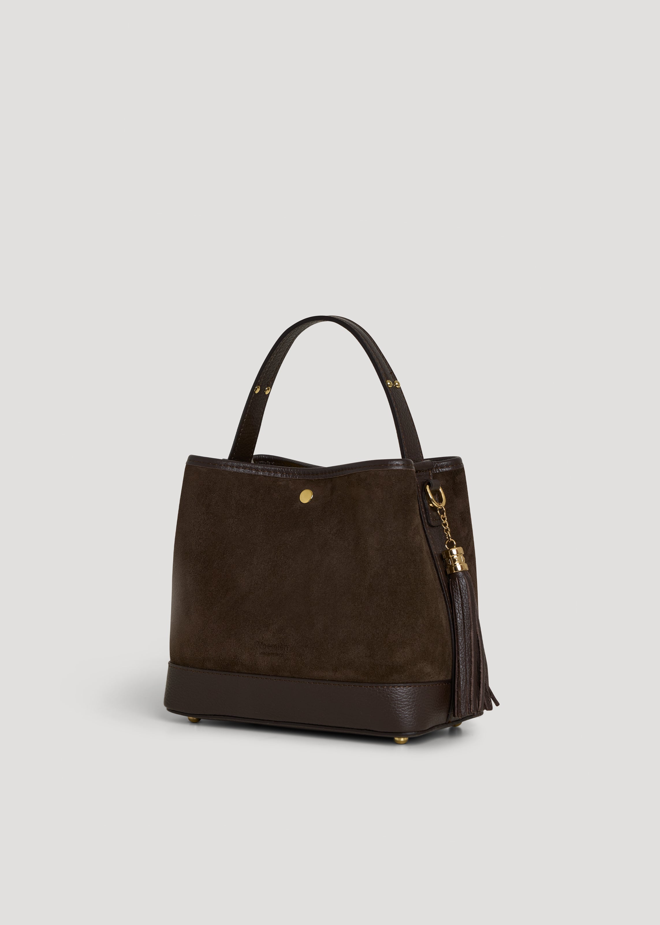 Borsa Kendy in Camoscio e Pelle Testa di Moro