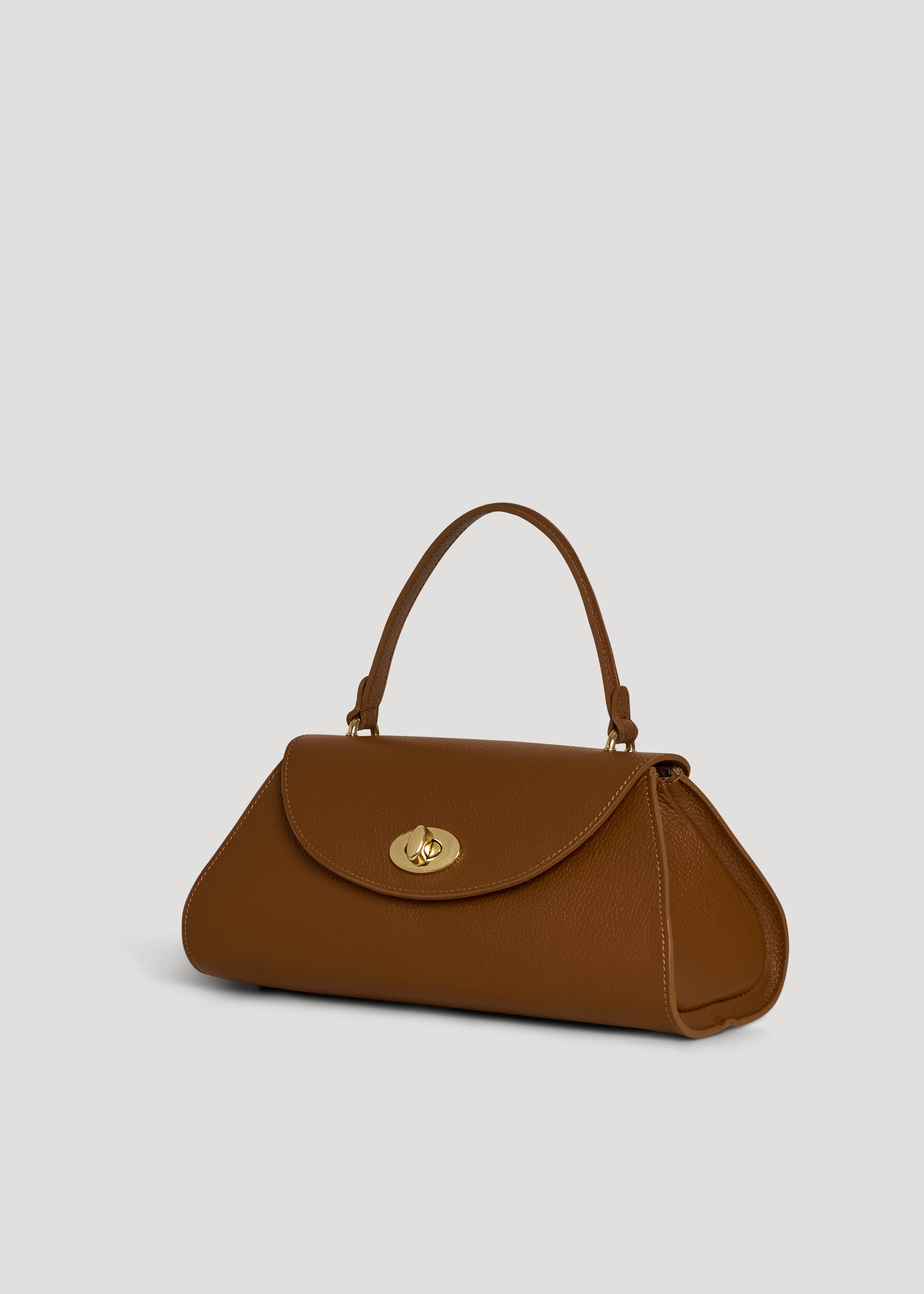 Borsa Florence in pelle Togo Cuoio