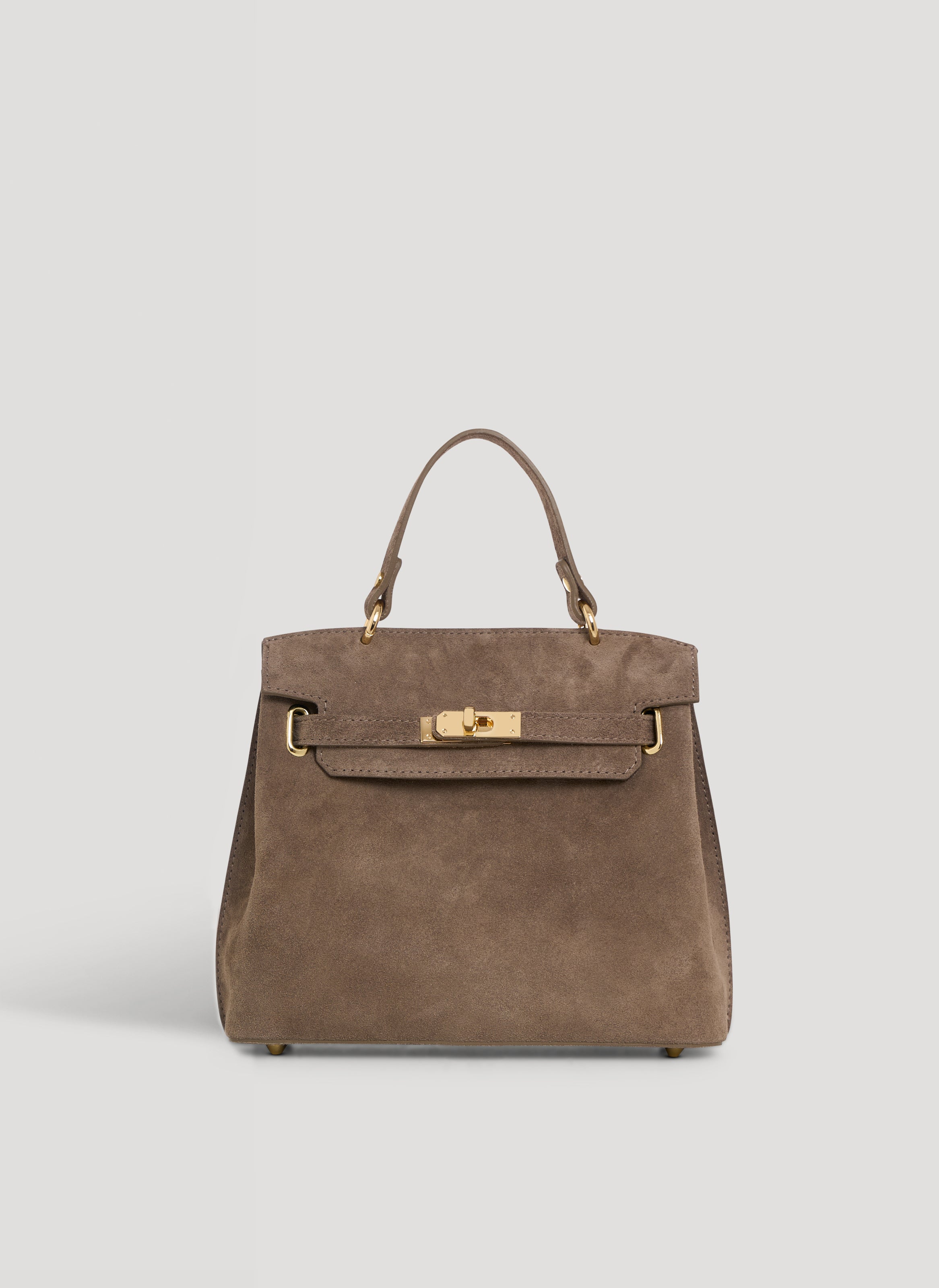 Borsa Giselle in Camoscio Taupe