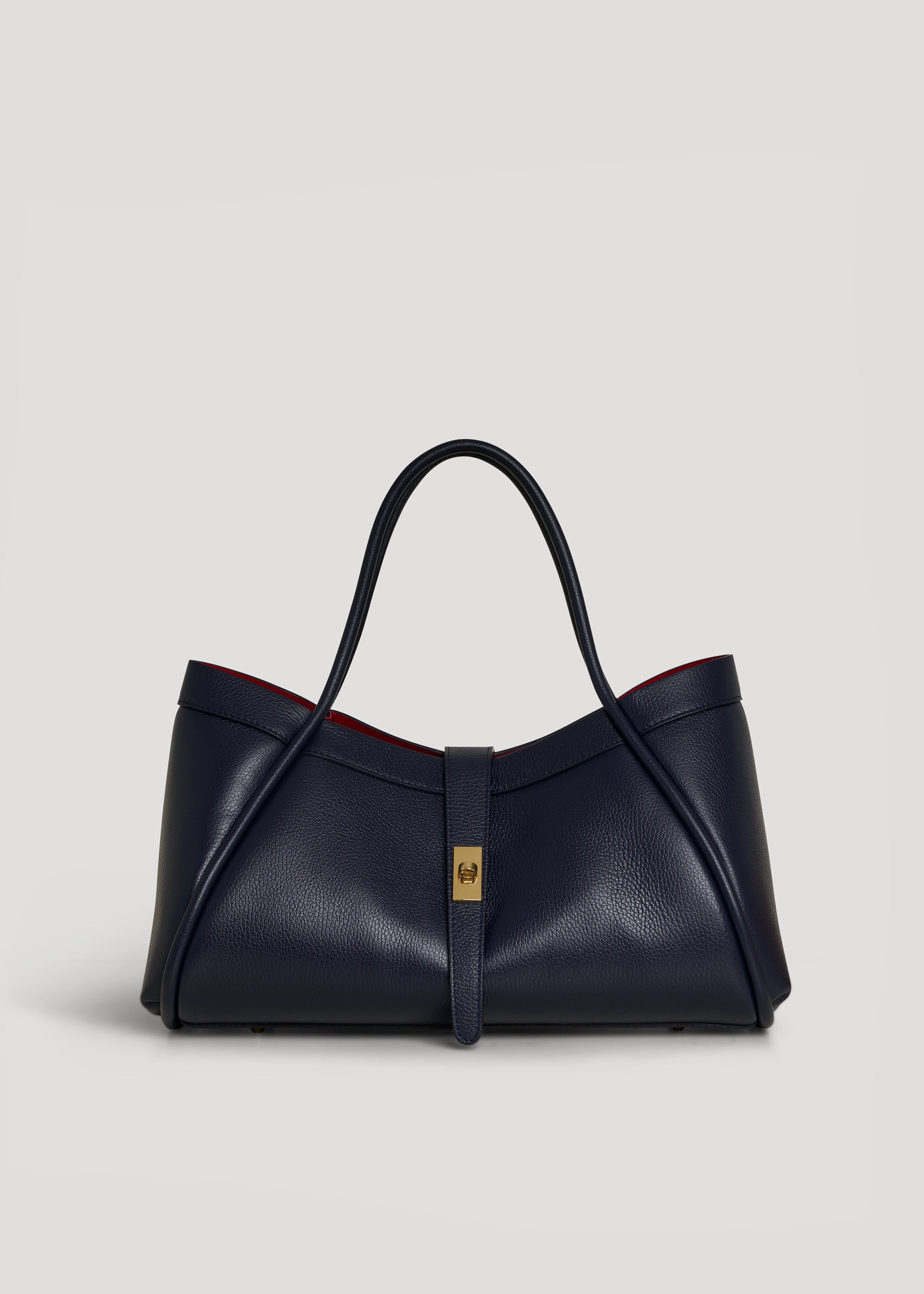 Borsa Mayfair in Pelle Togo Blu Navy