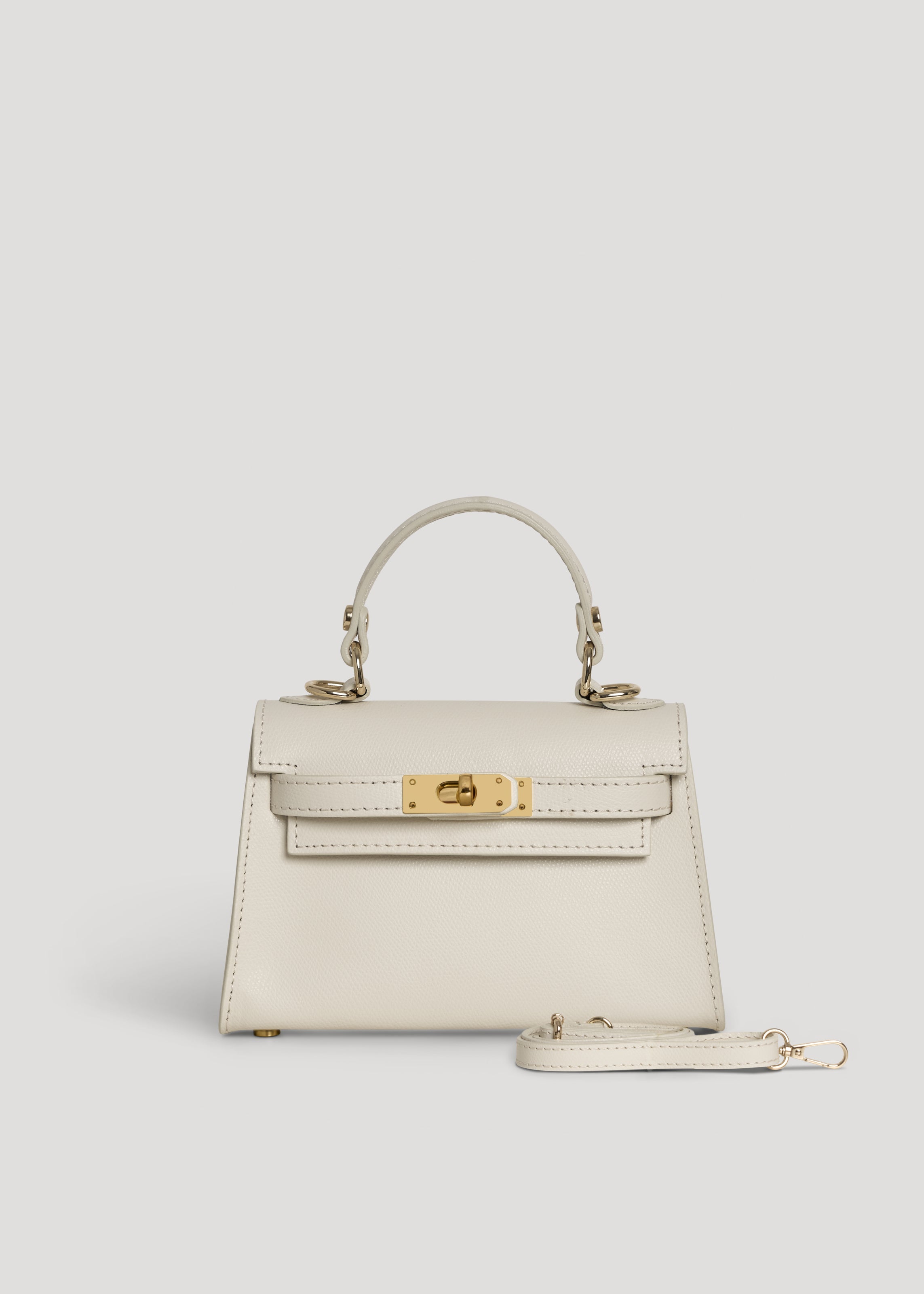 Borsa Victoria in pelle Epson Beige