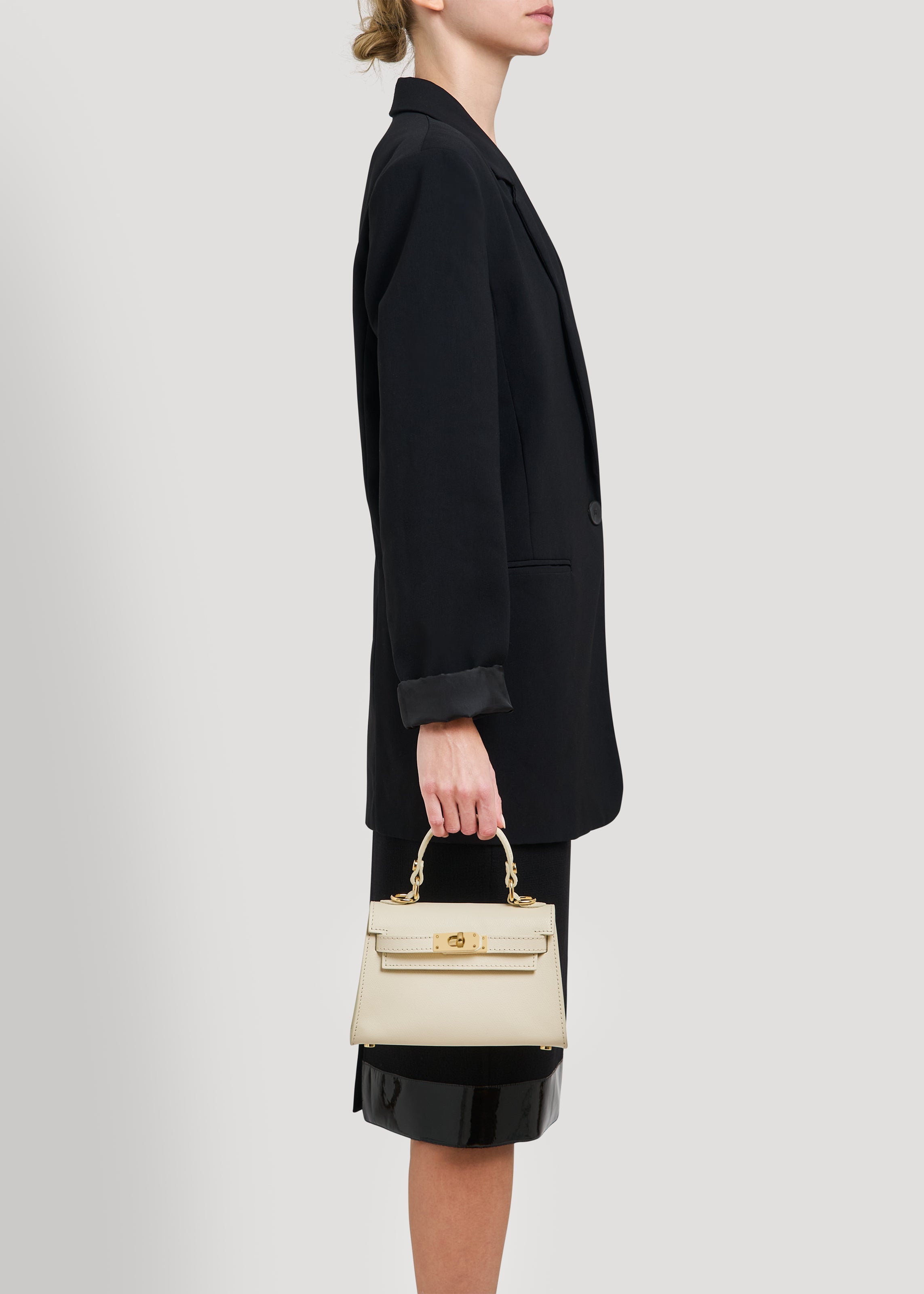 Borsa Victoria in pelle Epson Beige