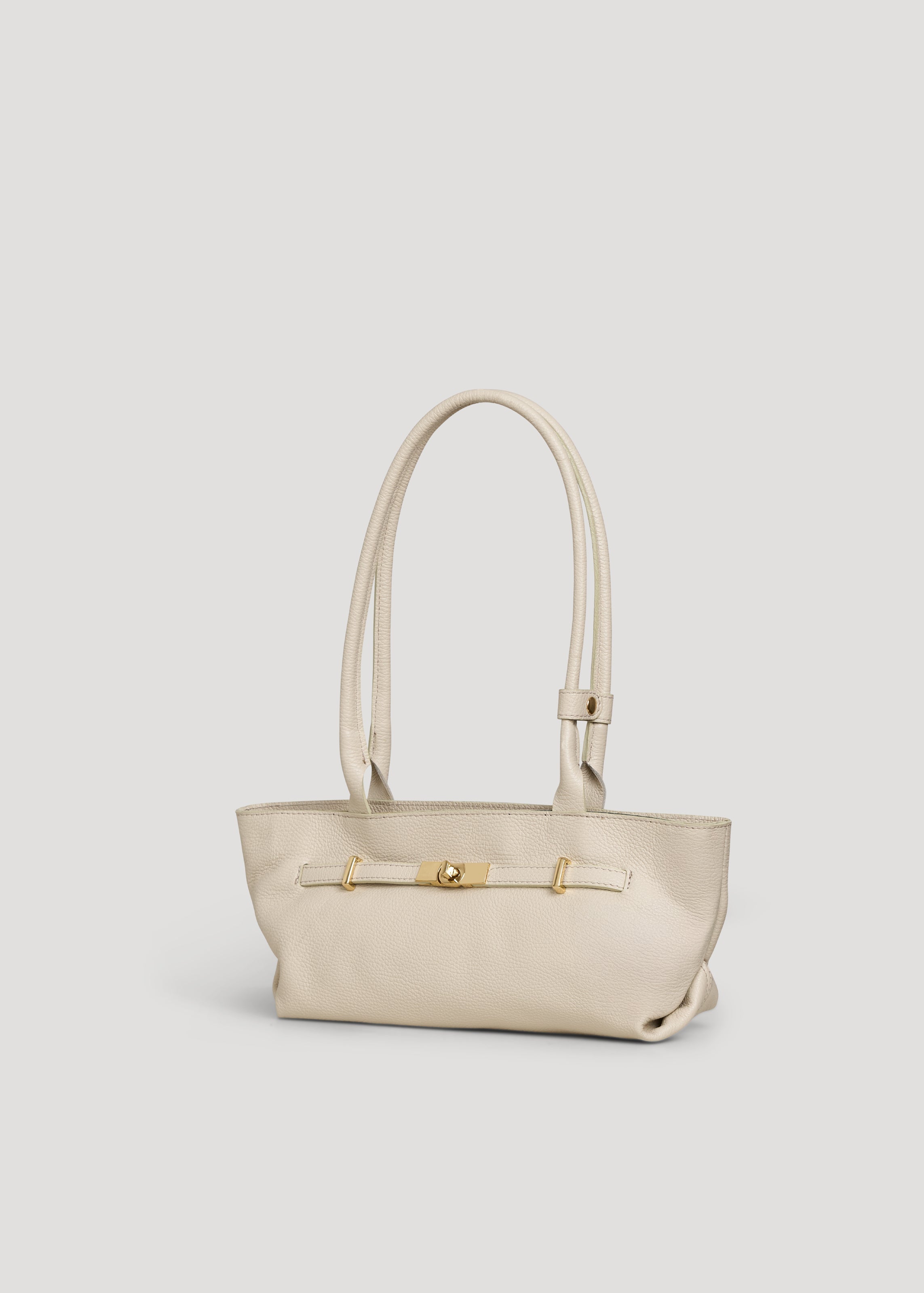 Borsa Lola in Pelle Togo Beige Gift