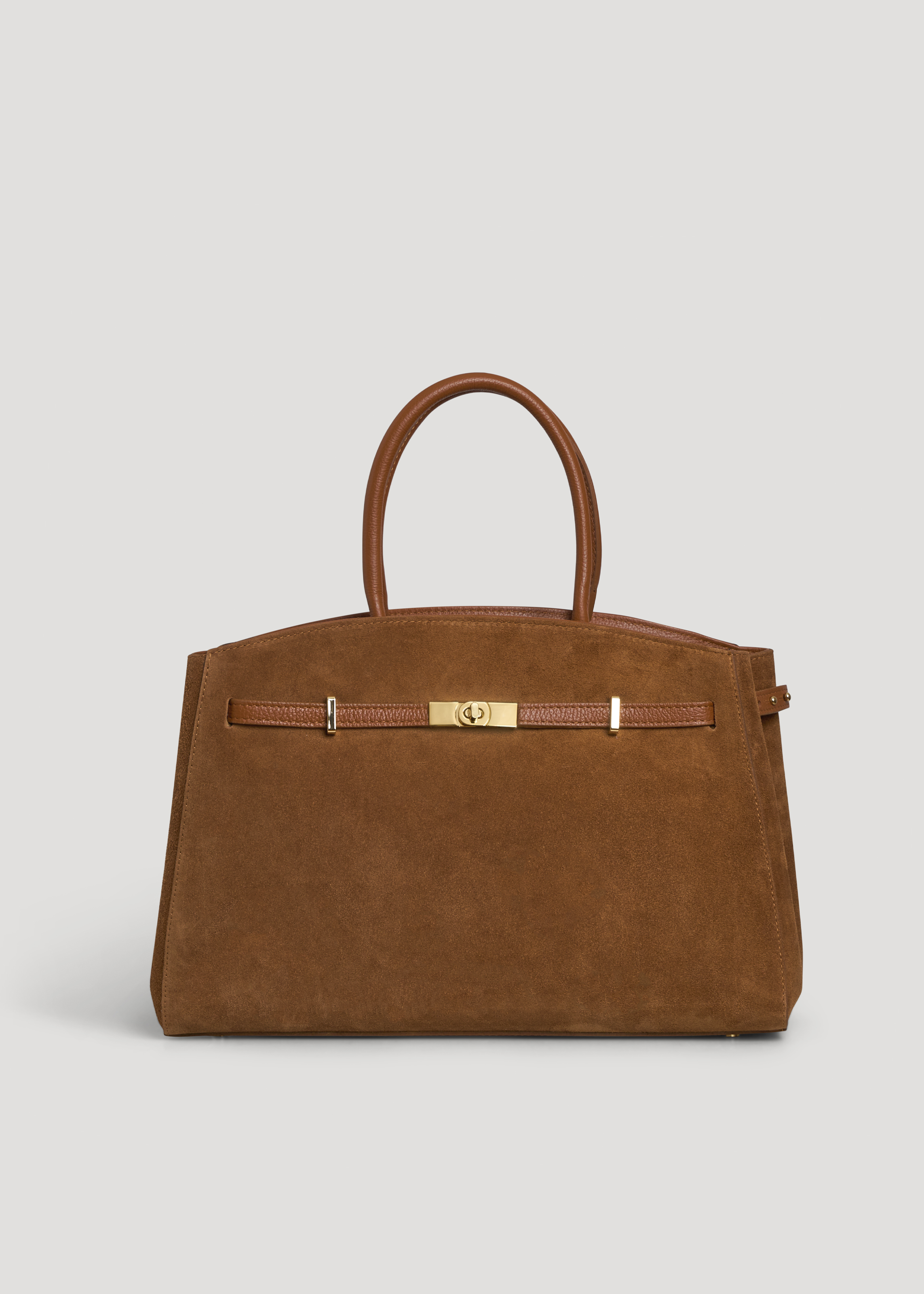 Borsa Driade in Camoscio e Pelle Cuoio