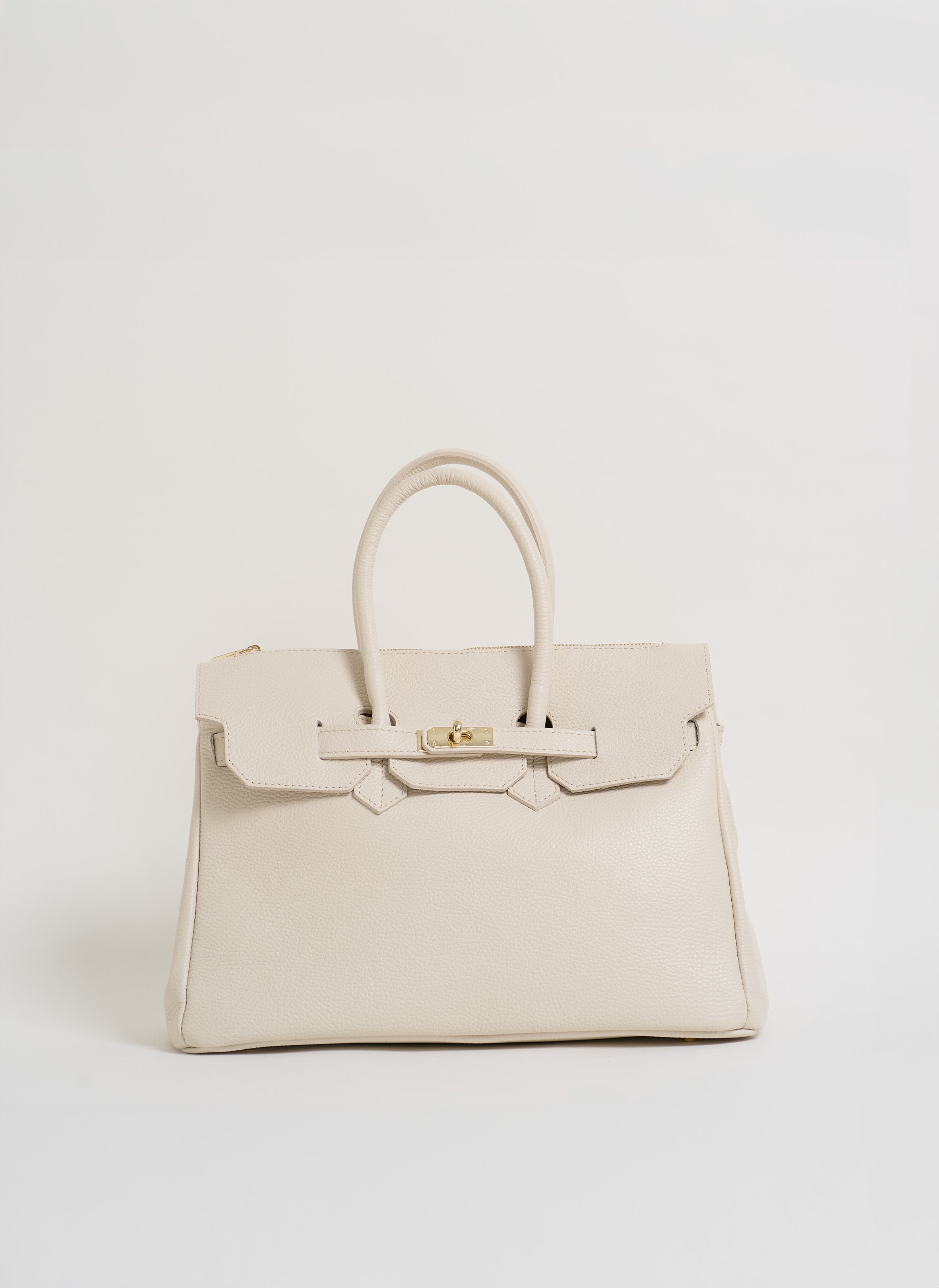 Borsa Elizabeth in Pelle Togo Panna